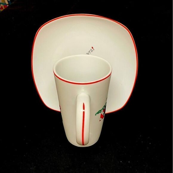 Fitz AND FLOYD “PRESENTS” DESSERT PLATE AND MUG - Picture 2 of 4